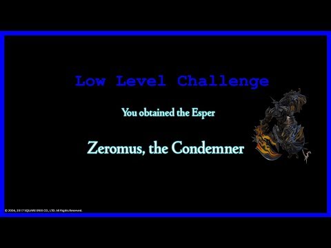 Zeromus Esper FF12 TZA NG- (Low Level Challenge)
