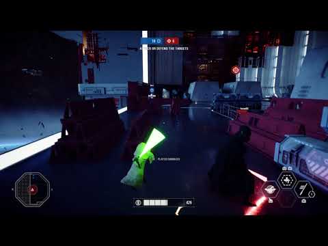 Star Wars Battlefront 2 |Hooded Yoda MVP|Heroes Vs Villians