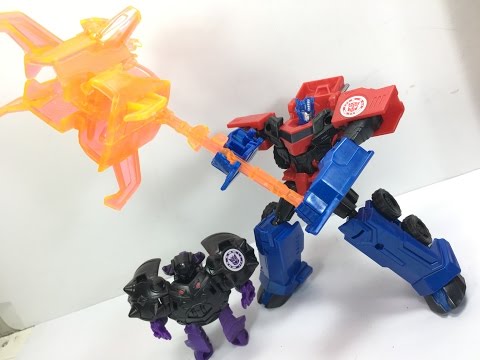 Transformers RID 2 Pack Optimus Prime VS Bludgeon Chefatron Review