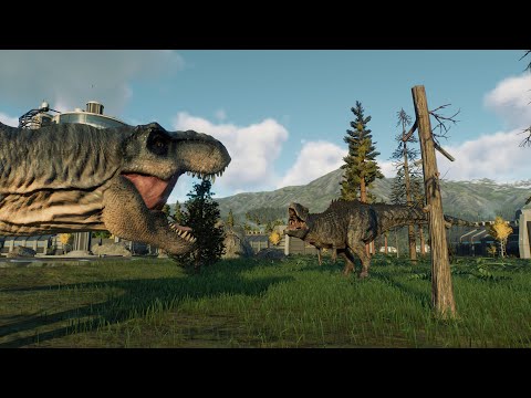 Camp Cretaceous vs Dominion Dinosaurs - Jurassic World Evolution 2