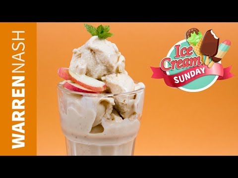 Healthy Peach Ice Cream Recipe - #IceCreamSunday - Recipes by Warren Nash