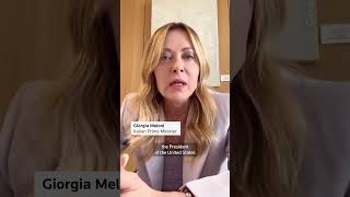 Meloni says Trump 'totally invented' story that she begged him for photo 