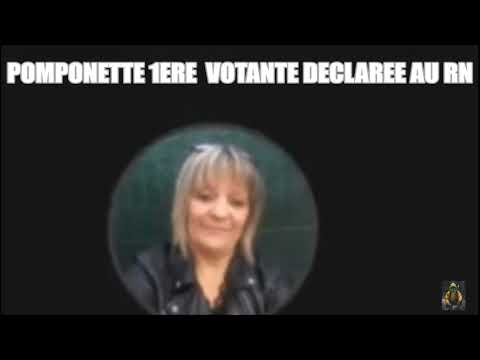 POMPONETTE, la 1ere votante déclarée au RN