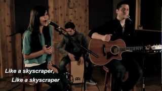 Skyscraper Demi Lovato  Megan Nicole &amp; Boyce Avenue (Lyrics On Screen)