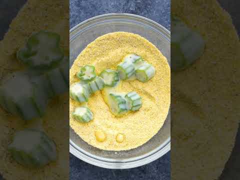 Fried okra done right...crispy, golden, and straight-up addictive.#friedokra #southerncooking