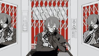 ここの目線それぞれで見ると変身して宇宙で隠れてしまう右目はこちらを見据えていて、逆に星導さん自身のままの左目は逸らしてるようなのが、変身した右目では目線は逸らせないのかな、とか勝手に考察してまってとにかく素晴らしいアートすぎて…！！ - 【歌ってみた】地球の裏/星導ショウ