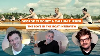 George Clooney & Callum Turner chat 'The Boys in the Boat'
