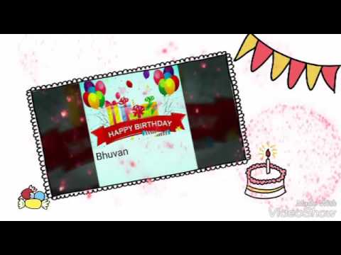 Happy birthday bhuvan