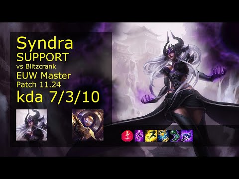 Syndra Mid vs Viktor - EUW Master 7/3/10 Patch 11.24 Gameplay