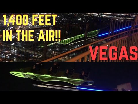 Vegas Full Stratosphere Tower Thrill Rides (X Scream Ride + 1400 Feet View)