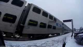 preview picture of video '3/3/2015 - Wilmette Metra Station'
