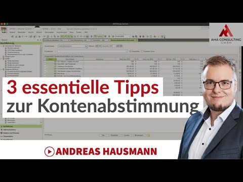 Reconcile accounts in DATEV Accounting