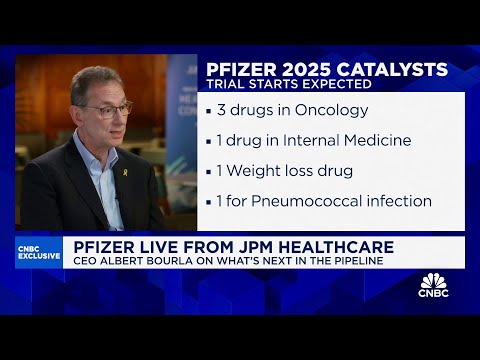 Pfizer CEO Albert Bourla: Our 2025 focus is on pipeline thumbnail