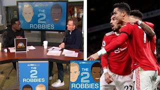 Ronaldo hat trick propels Man United; Liverpool edge Brighton | The 2 Robbies Podcast | NBC Sports video
