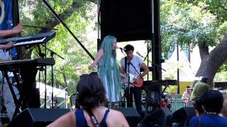 Twin Sister - All Around And Away We Go - Live at Pitchfork Music Festival 07/17/2011