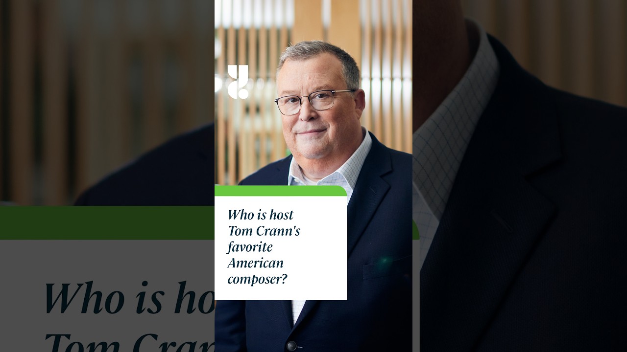 Who is host Tom Crann's favorite American composer?