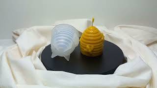 Forma na svíčky s včelím motivem 50x50mm