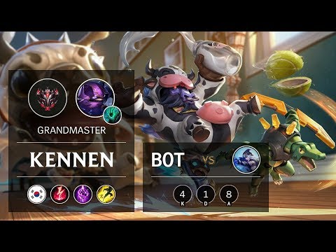 Kennen Bot vs Ashe - KR Grandmaster Patch 9.14