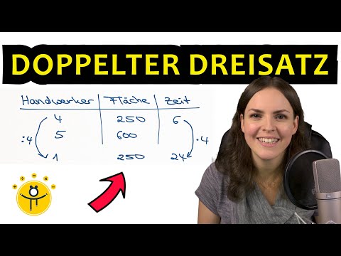 DOPPELTER DREISATZ – Zusammengesetzter Dreisatz
