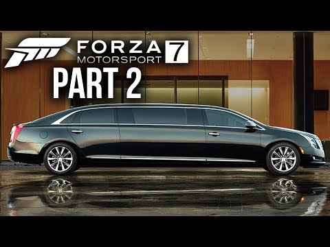 FORZA MOTORSPORT 7 Gameplay Walkthrough Part 2 - 10 PIN BOWLING LIMO & KEN BLOCK