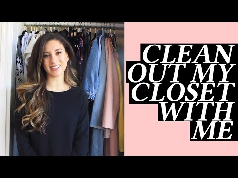 Clean with Me Capsule Wardrobe Minimalism Spring Cleaning and Organization