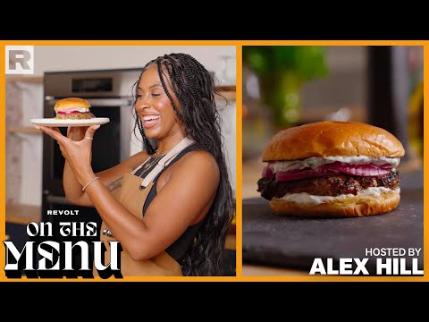 How To Make A Savory Lamb Burger With Tzatziki Sauce