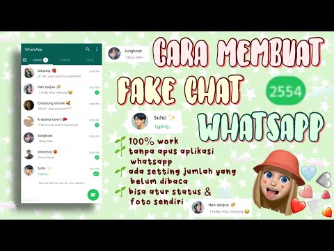 CARA MEMBUAT FAKE CHAT WHATSAPP VIRAL DI TIKTOK !! || GAMPANG BANGET & 100% WORK!! 🤩🤩