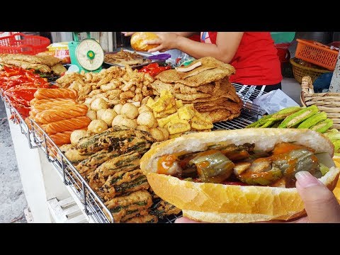 BÁNH MÌ CHẢ CÁ TỰ CHỌN KHỦNG NHẤT SÀI GÒN KIẾM TIỀN TRIỆU MỖI NGÀY  | street food saigon | vnt