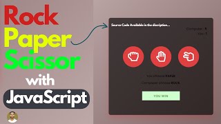 Rock Paper Scissors Game | Rock Paper Scissors Game JavaScript #javascriptproject #javascriptgame
