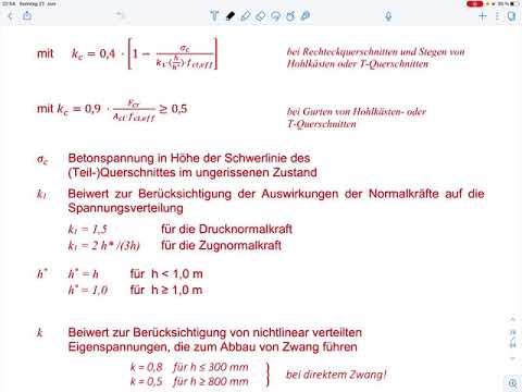 Aufg. 2 – Mindestbewehrung Zwang Plattenbalken (Klausur SoSe 2021)