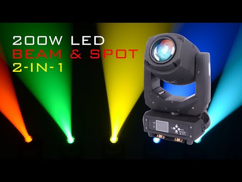 LED Moving Head Beam Spot 2in1 200W