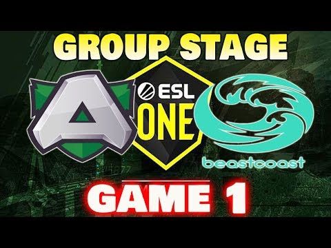 ALLIANCE VS BEASTCOAST GAME 1 ESL One Hamburg 2019 Dota2
