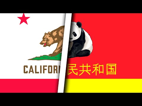 World Flag Animation but Each Country is Californian ????