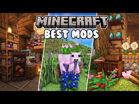 The BEST Cute & Cottagecore Minecraft Mods (Java 1.21) + links in bio! 🌱