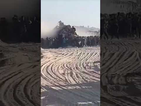 Encounter between Gazans & IDF