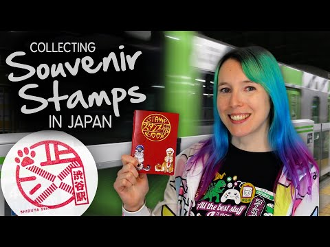 💮 Collecting SOUVENIR STAMPS in Japan 💮 (Train Station / Eki Stamps )