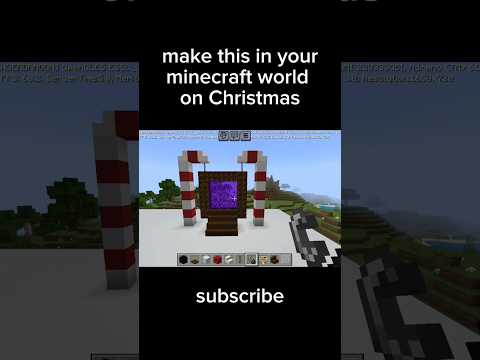 Insane Christmas Minecraft PE Build Hacks! #Shorts