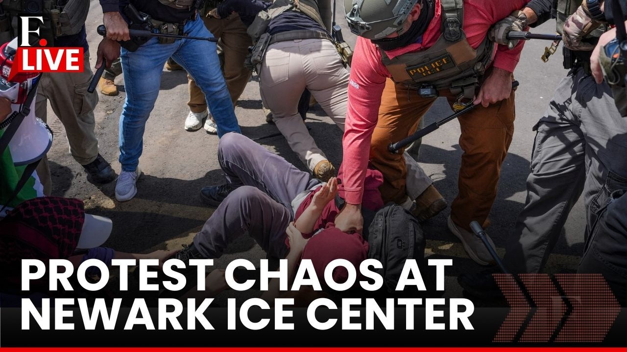 New Jersey ICE Protest LIVE: Chaos Outside ICE Facility in Newark as Protesters Face Off With Agents