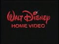 Walt Disney Home Video Now Available On Videocassette Bumper