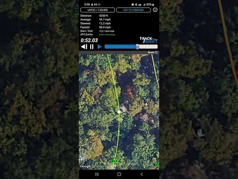TrackAddict app. Custom point to point I made. Next one will have the video with it.