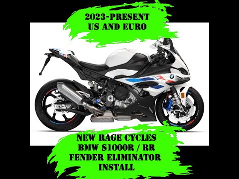 New Rage Cycles Installation Instructions: 2023-Present BMW S1000R / RR Fender Eliminator (US/EU)