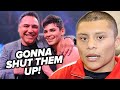 ISAAC CRUZ RIPS RYAN GARCIA & DE LA HOYA ; SAYS HE WILL SHUT THEM UP & CALLS FOR GERVONTA REMATCH