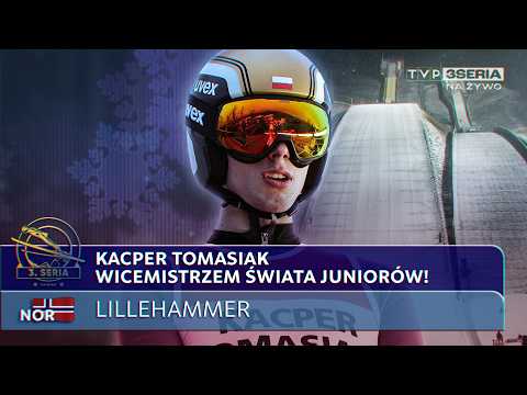TRZECIA SERIA LIVE: MISTRZOSTWA ŚWIATA JUNIORÓW W LILLEHAMMER. KACPER TOMASIAK WALCZY O MEDALE