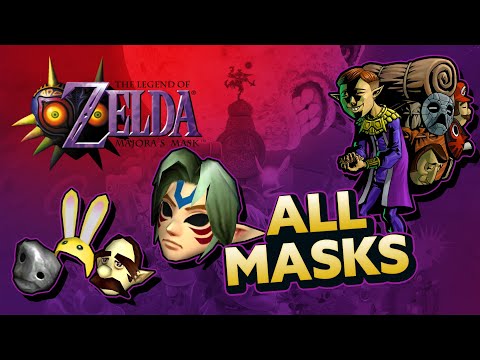 Zelda: Majora's Mask - All Masks