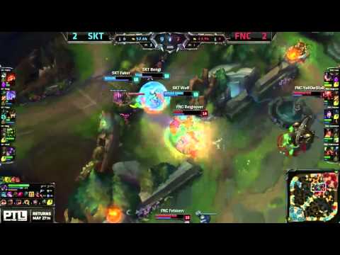 Huni - This is first game - Quick Recap / All Chat - SKT vs FNC after game 5 - League of Legends