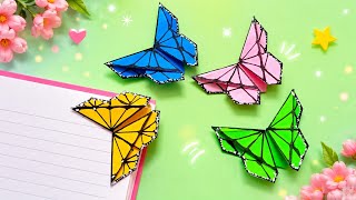 Butterfly Bookmark Making 🦋 | Easy Origami Bookmark | DIY Paper Bookmark Ideas