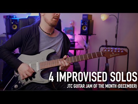 Which is your favourite? | 4 Improvised Solos over JTC Backing Track Jam of the Month December