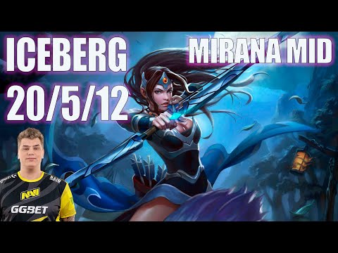 Iceberg Mirana MID 7.29d /Dota 2 Про игру