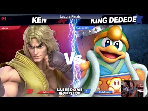 Laserdome GRAND SLAM - DirtyDeeds (King Dedede) - Whiny (Ken & Incineroar) - Losers Finals