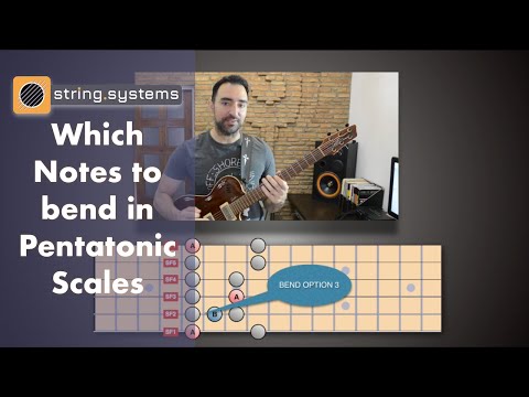 Which Notes to Bend in Pentatonic Scales (Guitar Soloing Lesson)